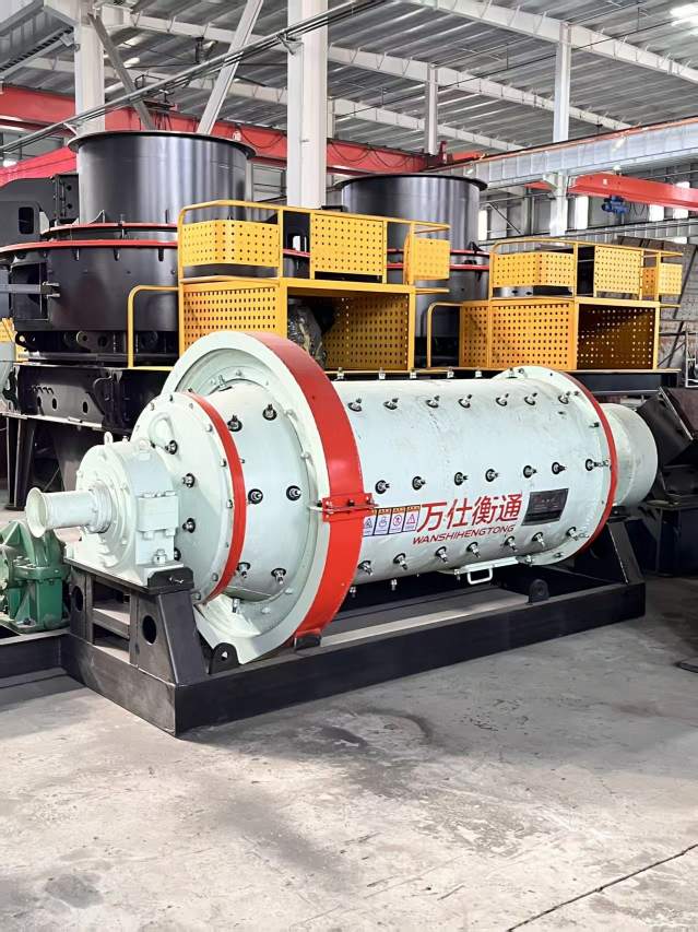WSHT Ball Mill Wet & Dry Mineral Grinding Machine Gold Ore Stone Grinding Ball Mill For Mining Processing Plant