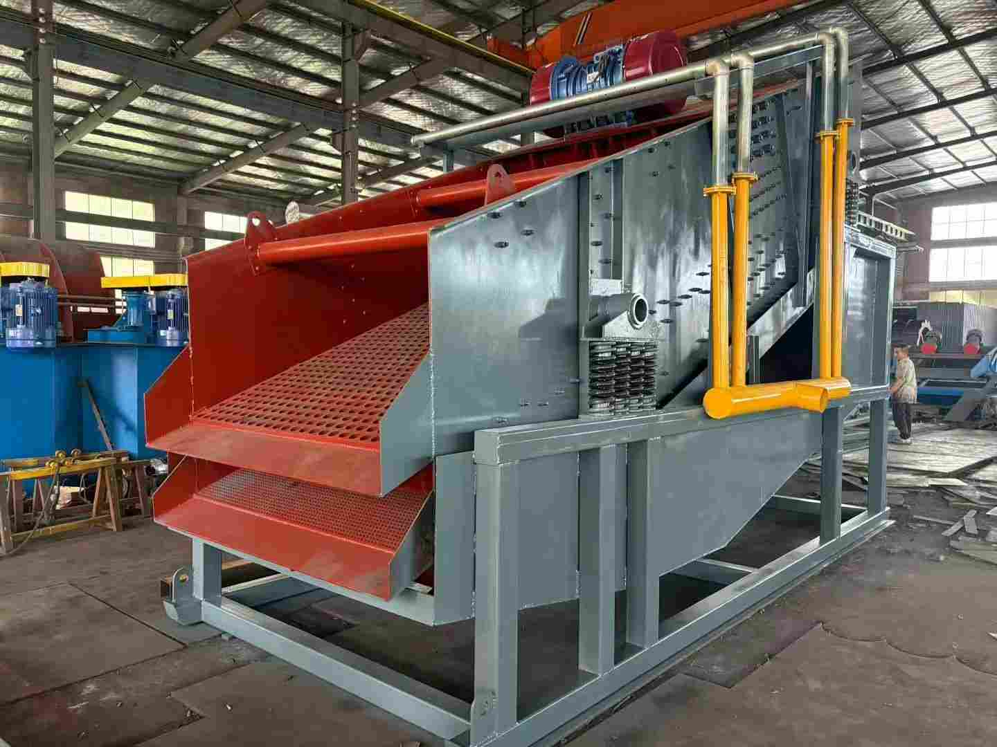 WSHT High Frequency Vibration Gold Panning Machine Portable Placer Gold Fine Separation Equipment