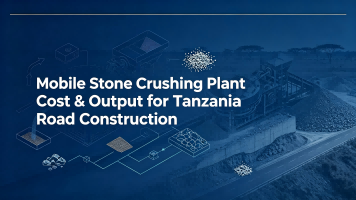 Mobile Stone Crushing Plant Cost & Output for Tanzania Road Construction